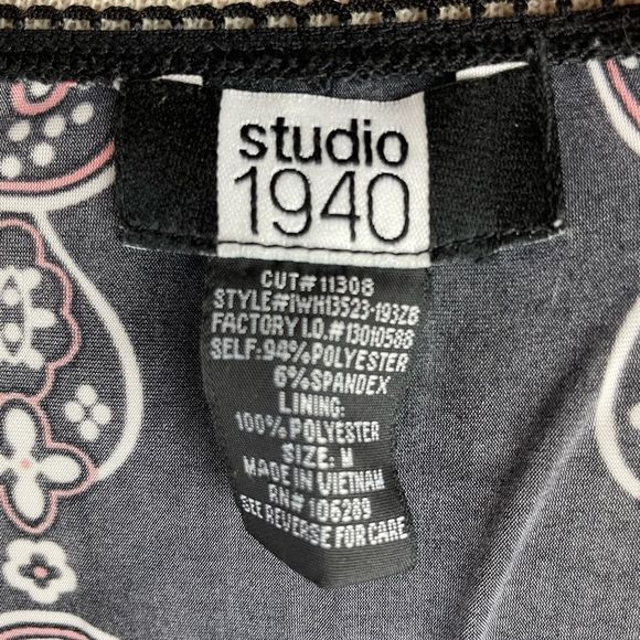 Studio 1940 Boho Tunic Top Size M EUC - Picture 6 of 6